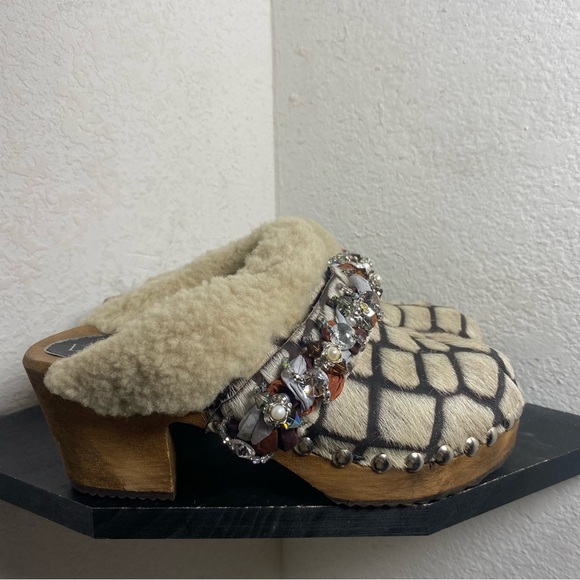 lulu clogs Shoes - Lulu clogs jewel shearling